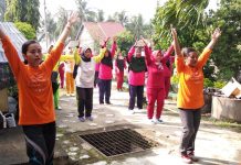 UPTD Puskesmas Karyatani Adakan Senam Bersama Lansia