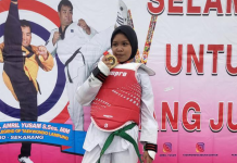 Peserta Klub Taekwondo MSSC Pringsewu Raih Prestasi Gemilang