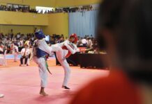 Kejuaraan Nasional Taekwondo Piala Gubernur Lampung I Resmi Dibuka
