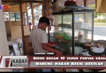 Ridho Bocah 10 Tahun Punya Usaha Warung Makan
