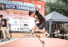 Skate Park Veteran Kota Tangerang Gelar Turnamen