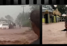 Banjir Di Lamtim Menutup Akses Jalan Ir Sutami Dan Balai Desa